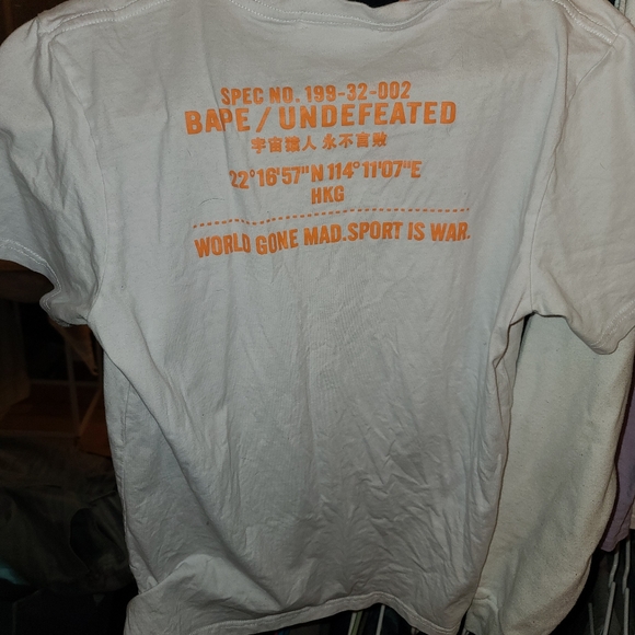 Bape undefeated men's large - Picture 6 of 7